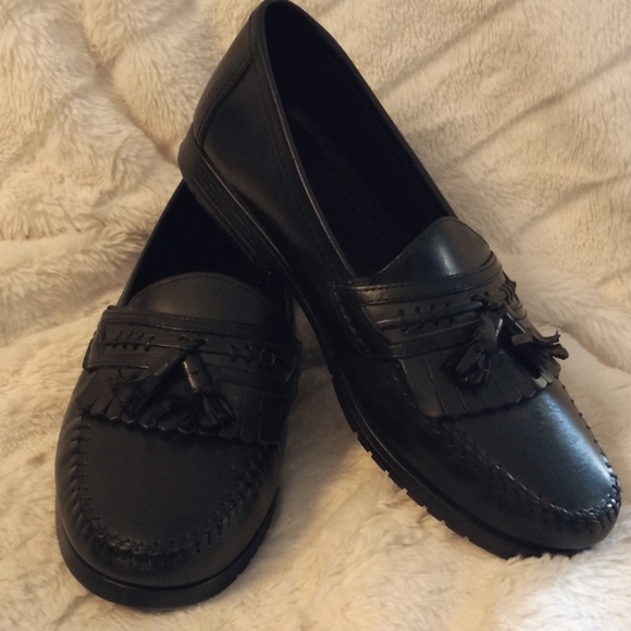 Nunn Bush Men's Size 8 Black Tassled Loafers. Leather. NWOT. - Picture 1 of 9